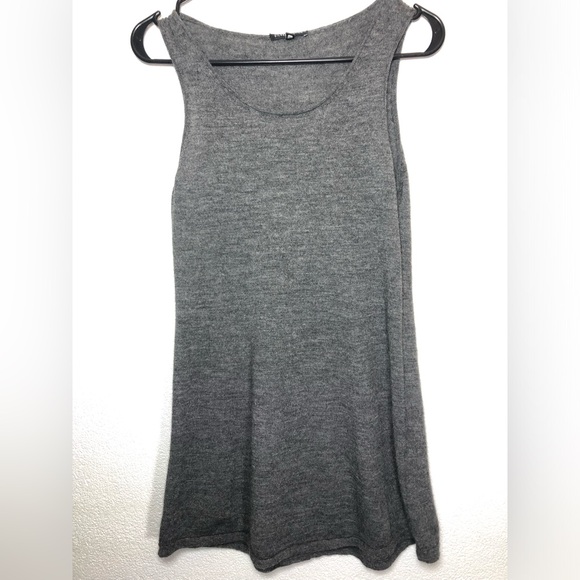 Eileen Fisher Tops - Eileen Fisher Royal Alpaca Gray Sleeveless Knit Tank